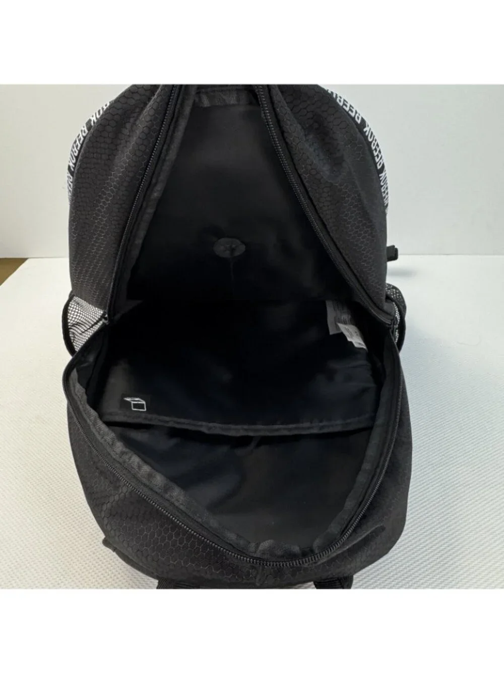 Reebok Backpack Black Lillian With Laptop Compartment Bungee Shoulder Straps